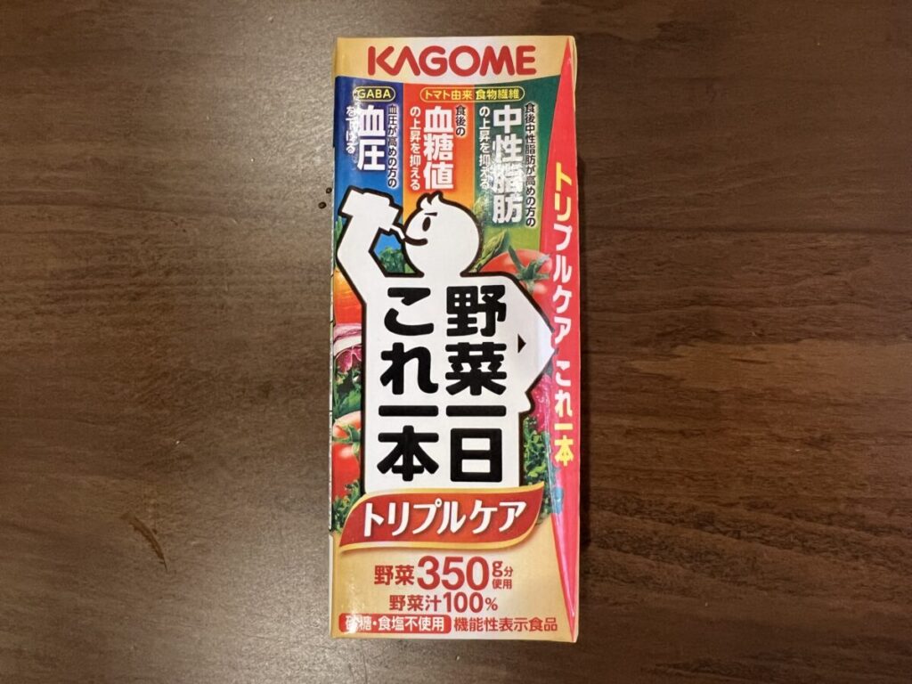 KAGOMEトリプルケア 野菜ジュースの画像