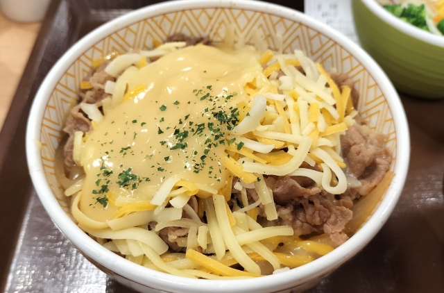 チーズ牛丼の画像